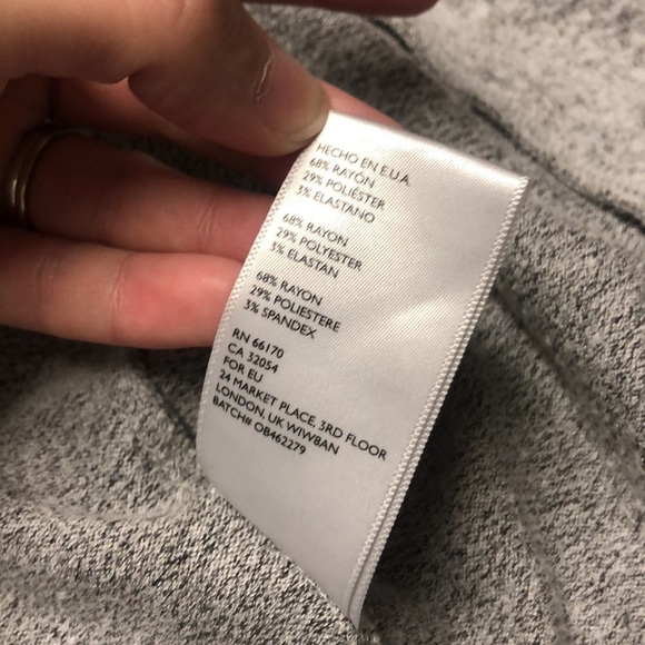 SILENCE & NOISE by ANTHROPOLGIE long length grey open front cardigan L25 - Picture 9 of 10